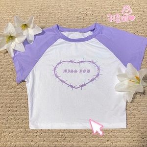 Y2K  SOFT GRUNGE TEE